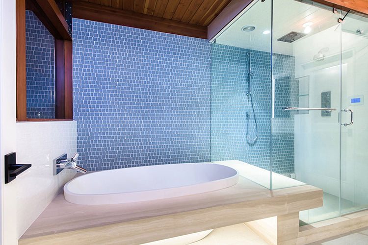Glass Bathrooms to Brighten Your Day