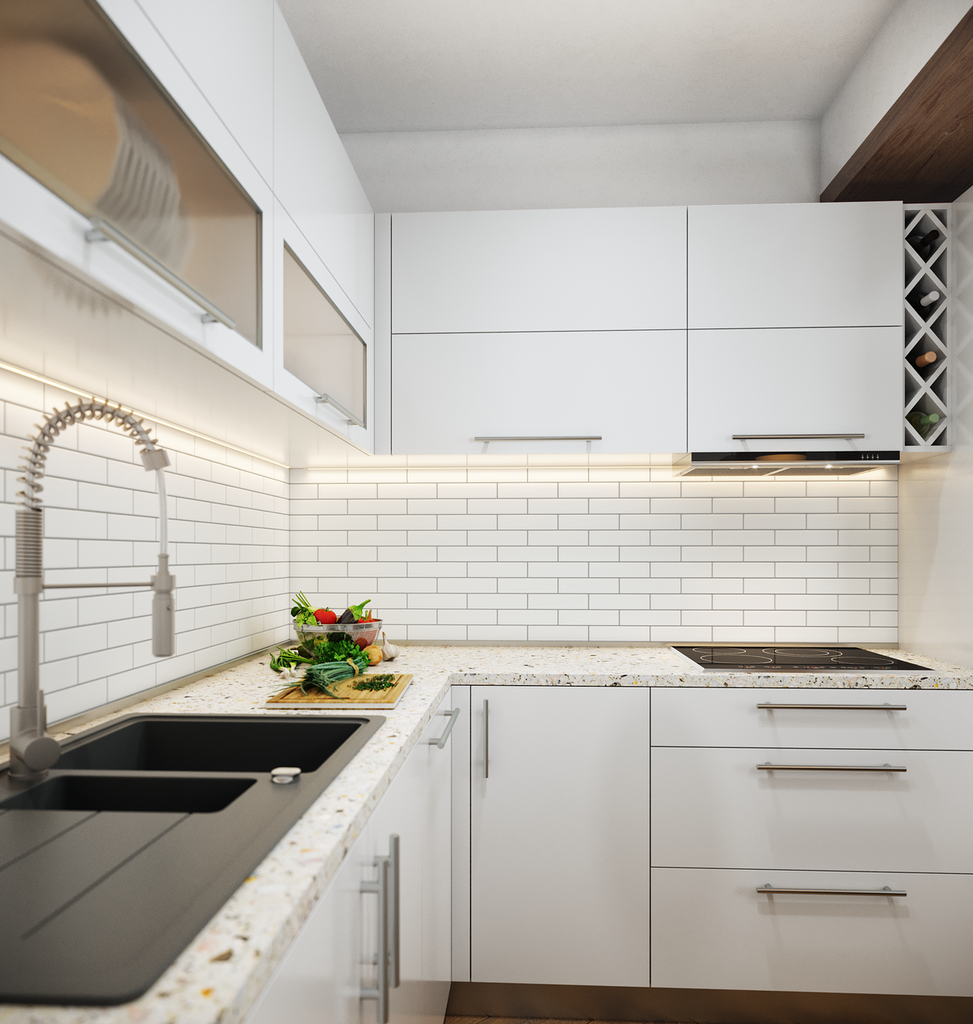 2"x8" | Pure Silk Matte kitchen backsplash