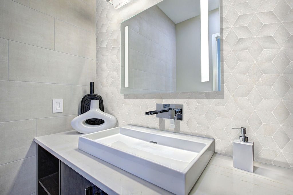 Paragon Hex | Crystal White wall