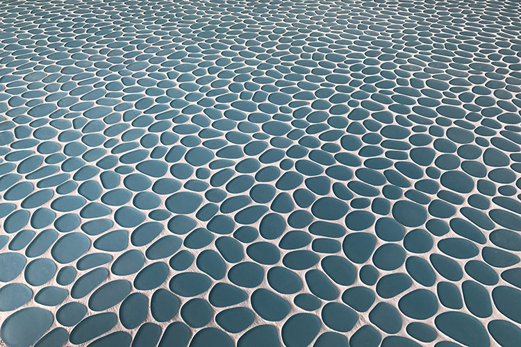 Introducing Spindrift Glass Pebble Mosaic