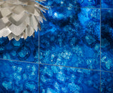 16"x16" Allure Blue Velvet Glass Wall Tile