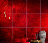 16"x16" Allure Scarlet Glass Wall Tile