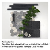 Crescent Mini Sutra Black Honed