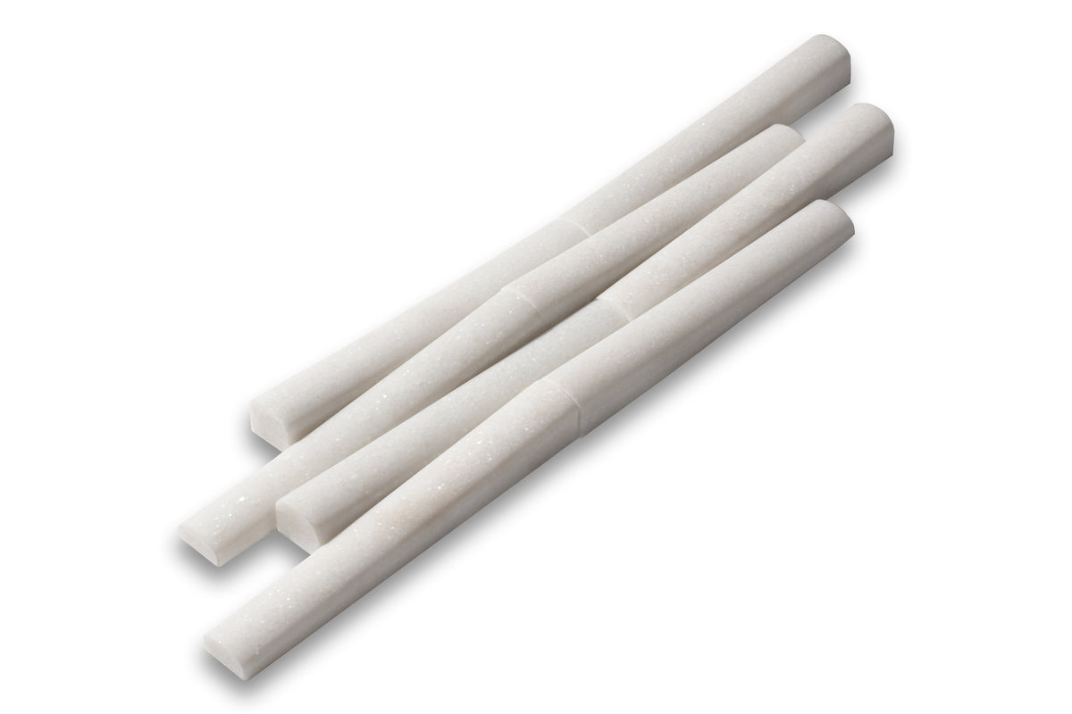 Crescent Mini Crystal White Honed