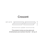 Crescent Sutra Black Honed