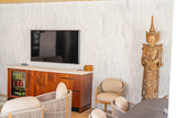 Crescent Mini Crystal White Honed