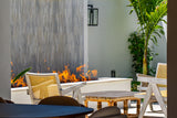 Crescent Mini Crystal White Honed