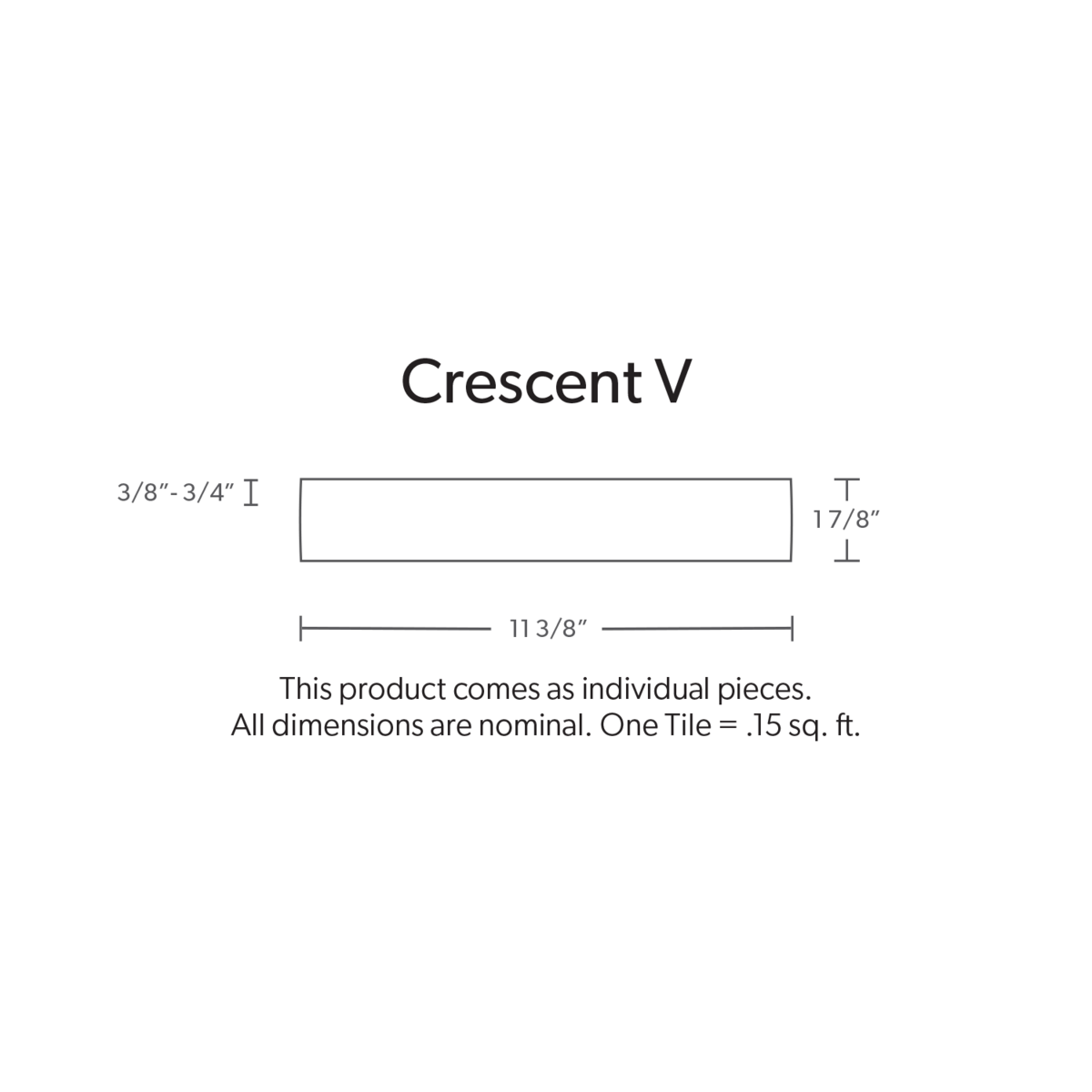 Crescent V Sutra Black Honed