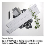 Interwoven Panel Moonlit Bush Hammered