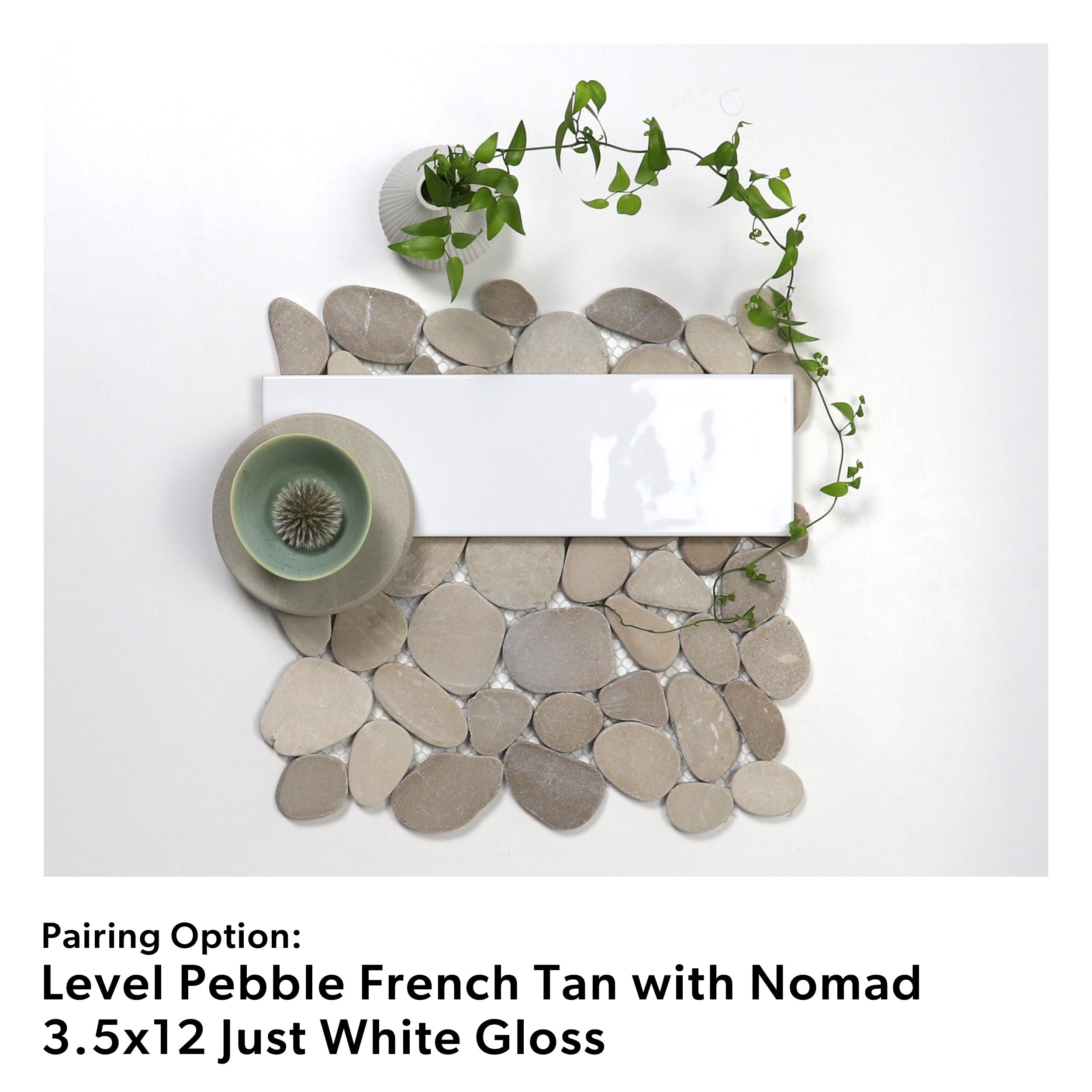 Level Pebble French Tan Honed