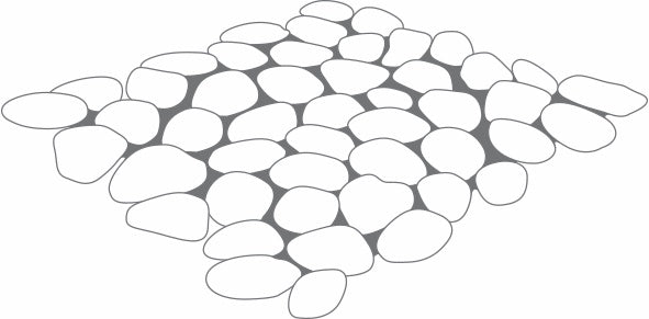 Perfect Pebble Medan Charcoal Natural