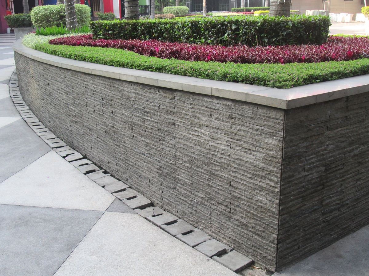 Uniform Grey Andesite Hand Chipped