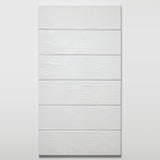 Ebb and Flow Ash White ceramic wall tile, Nomad 3.5 × 12
