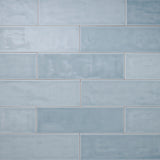 Drift ceramic wall tile in gloss, Nomad 3.5 × 12 in