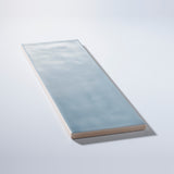 Drift ceramic wall tile in gloss, Nomad 3.5 × 12 in