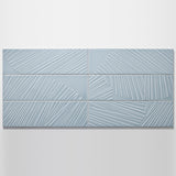Sago Drift ceramic wall tile in gloss, Nomad 3.5 × 12
