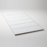 Ebb and Flow Just White ceramic wall tile, Nomad 3.5 × 12