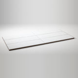 Ebb and Flow Just White ceramic wall tile, Nomad 3.5 × 12