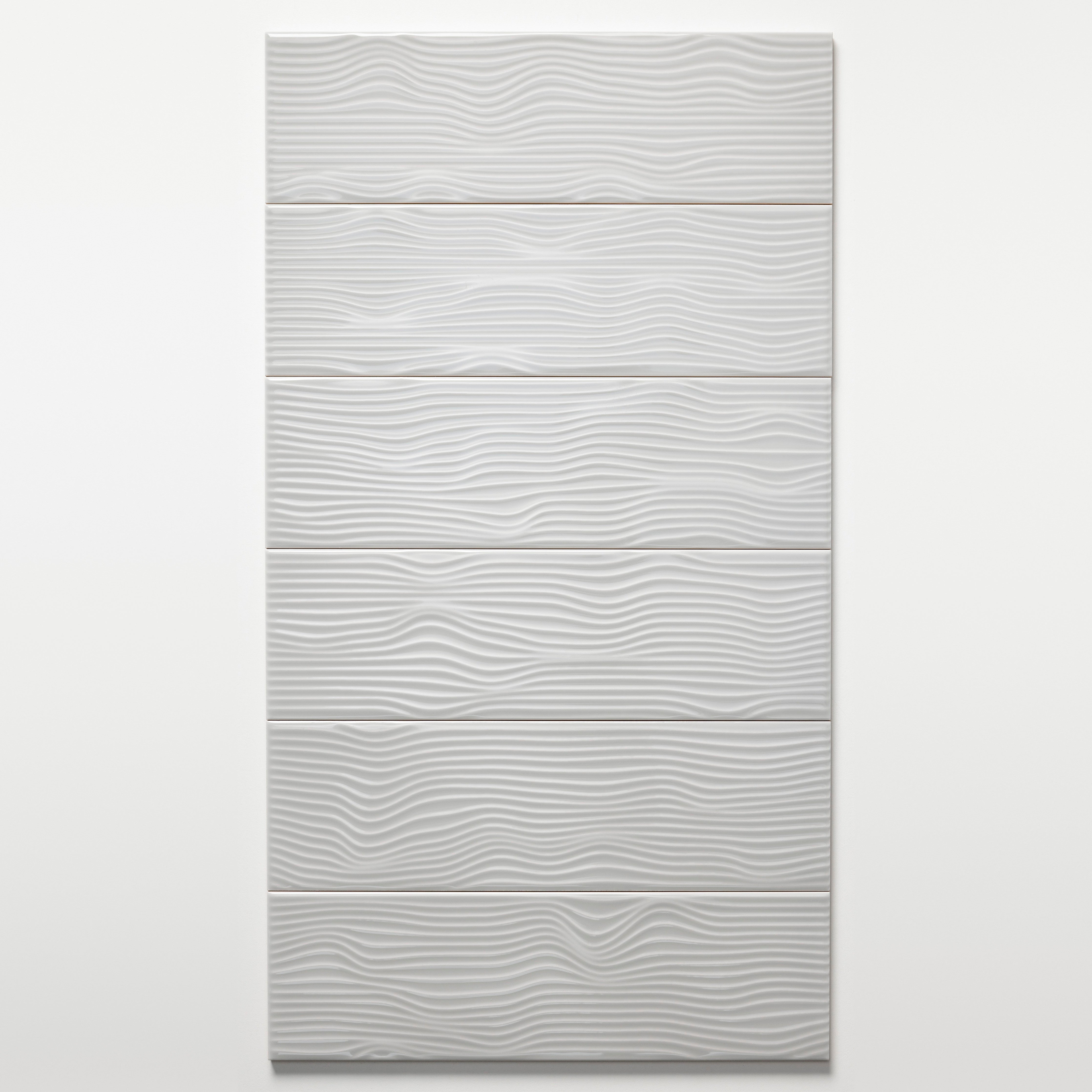 Ebb and Flow Nirvana ceramic wall tile, Nomad 3.5 × 12