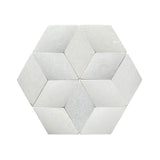 Paragon Hex Crystal White Honed