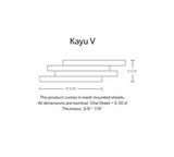 Kayu V Natural/Painted Distressed