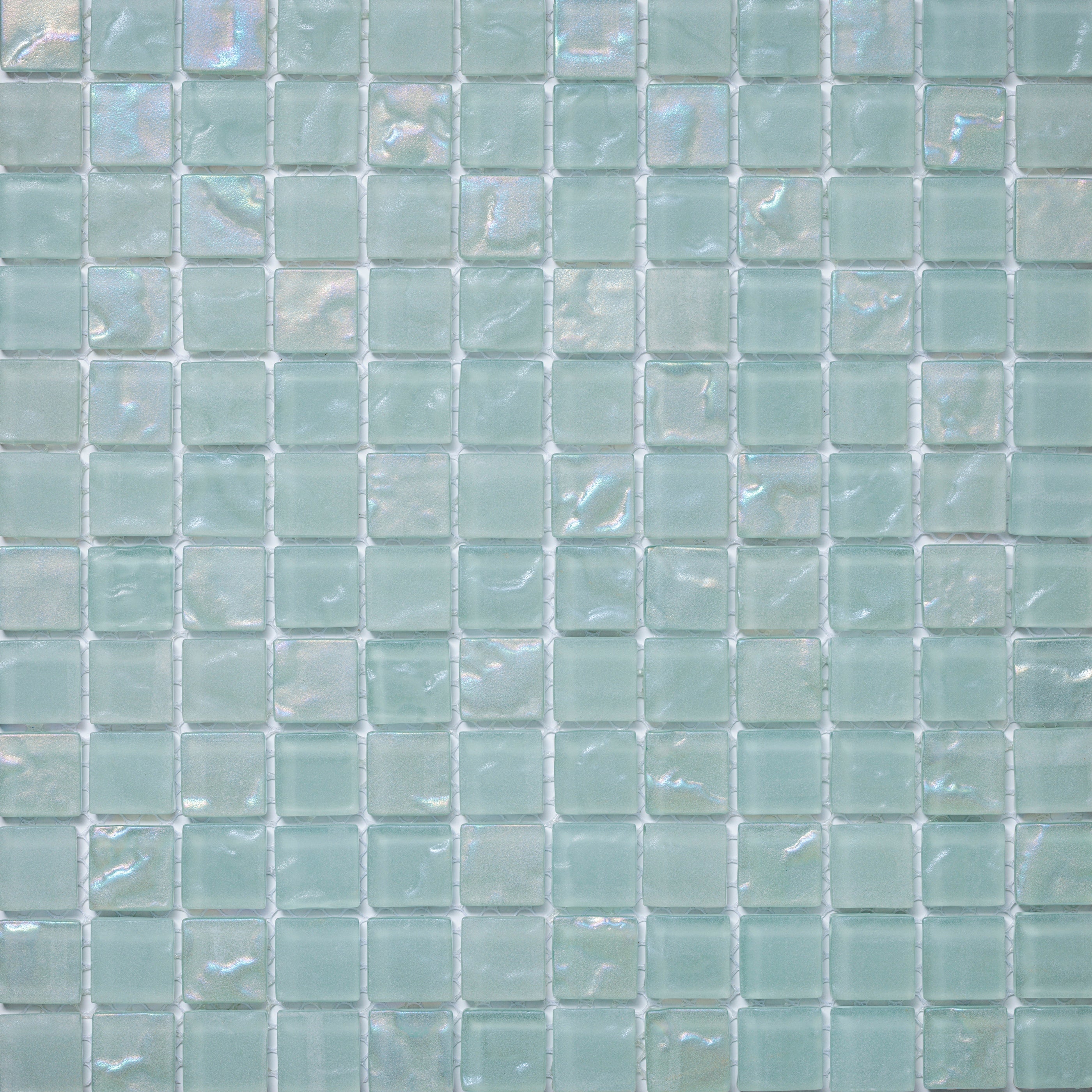 Lava 1x1 Slip-Resistant Glass Mosaic - Burning Ice