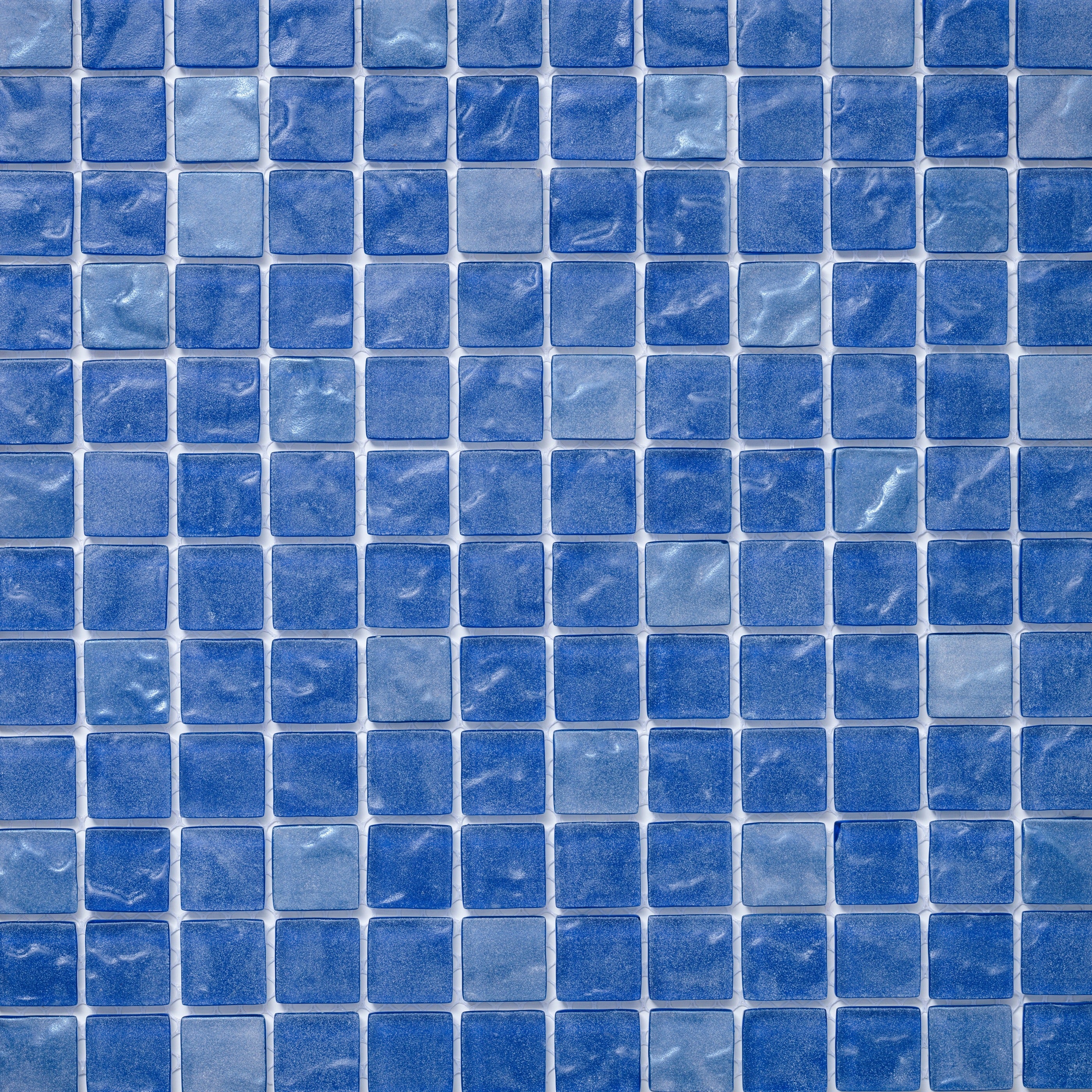 Lava 1x1 Slip-Resistant Glass Mosaic - Deep Flow