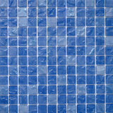 Lava 1x1 Slip-Resistant Glass Mosaic - Deep Flow