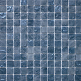 Lava 1x1 Slip-Resistant Glass Mosaic - Solid Ash