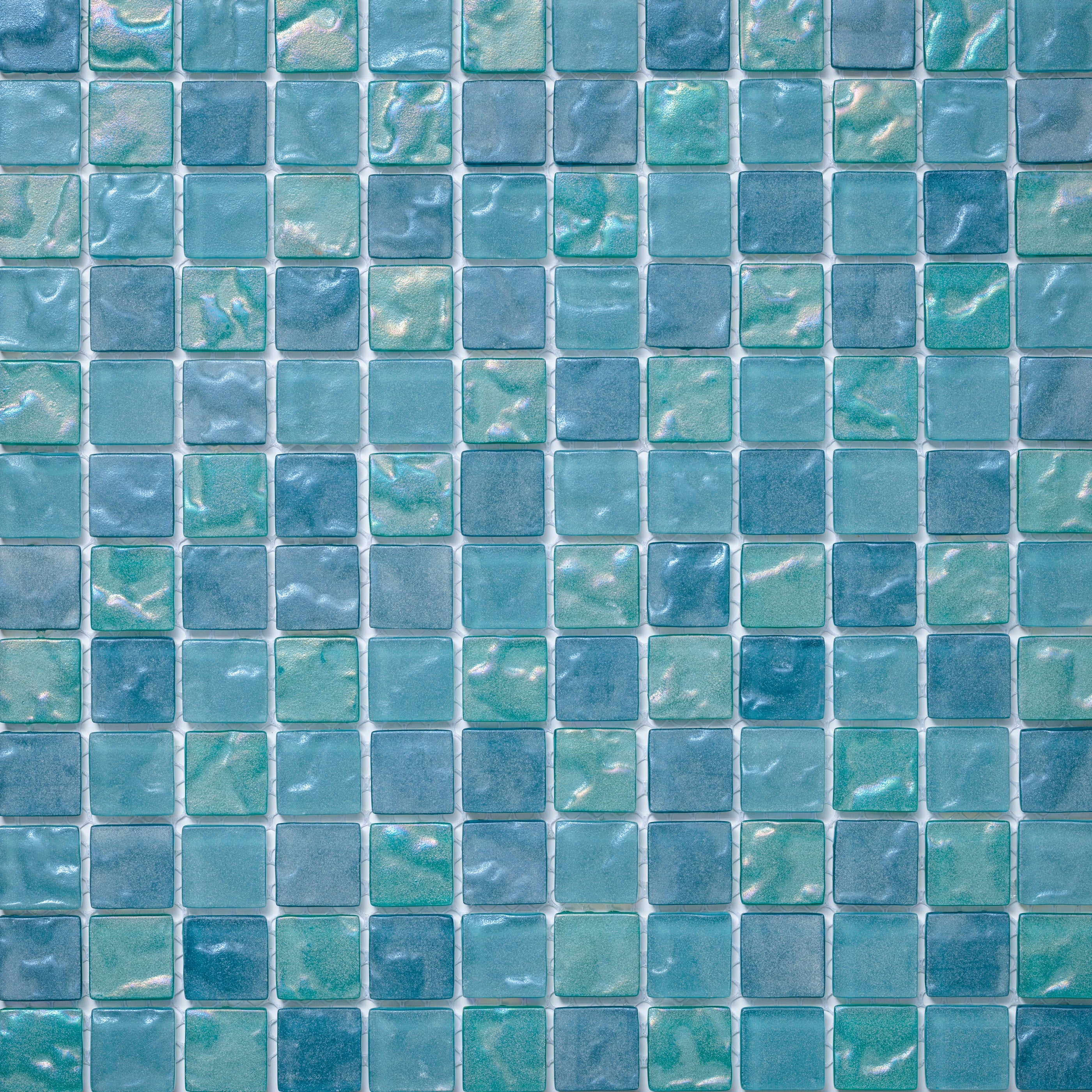 Lava 1x1 Slip-Resistant Glass Mosaic - Windward Bay