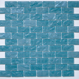 Lava 1x2 Offset Slip-Resistant Mosaic - Solid Ash