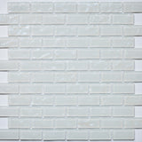 Lava 1x2 Offset Slip-Resistant Mosaic - Molten Frost