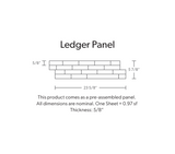 Ledger Panel Alabaster Split Face