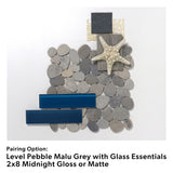 2"x8" Midnight Matte