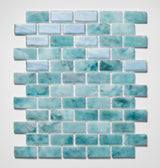 The Shallows 1x2 Offset Glass Mosaic Pool Tile