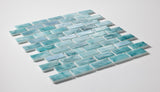 The Shallows 1x2 Offset Glass Mosaic Pool Tile