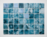 Breaker 2x2 Straight Set Glass Mosaic Tile