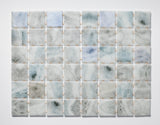 Salt Mist 2x2 Straight Set Glass Mosaic