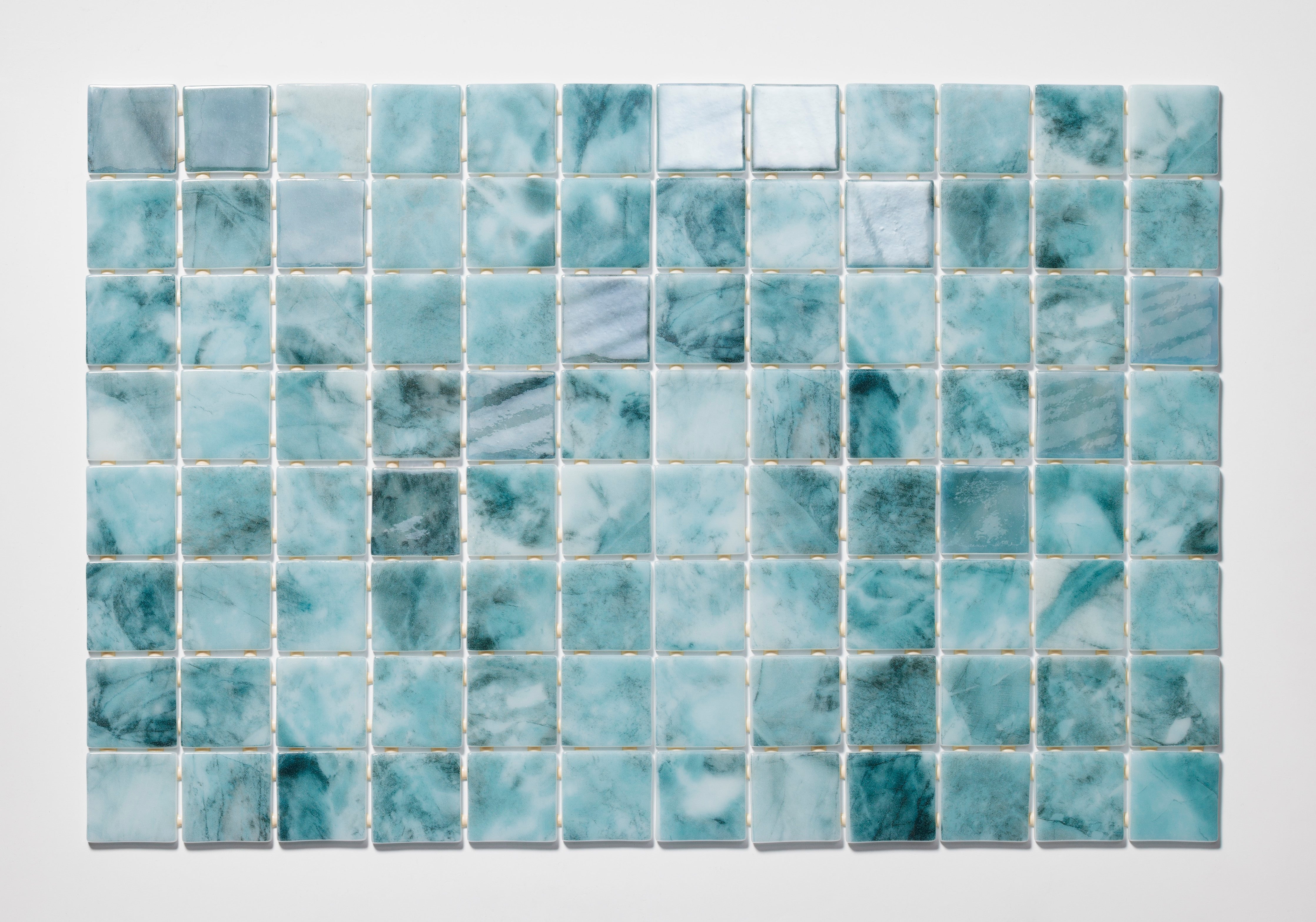 The Shallows 2x2 Glass Mosaic Pool Tile
