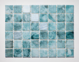 The Shallows 2x2 Glass Mosaic Pool Tile