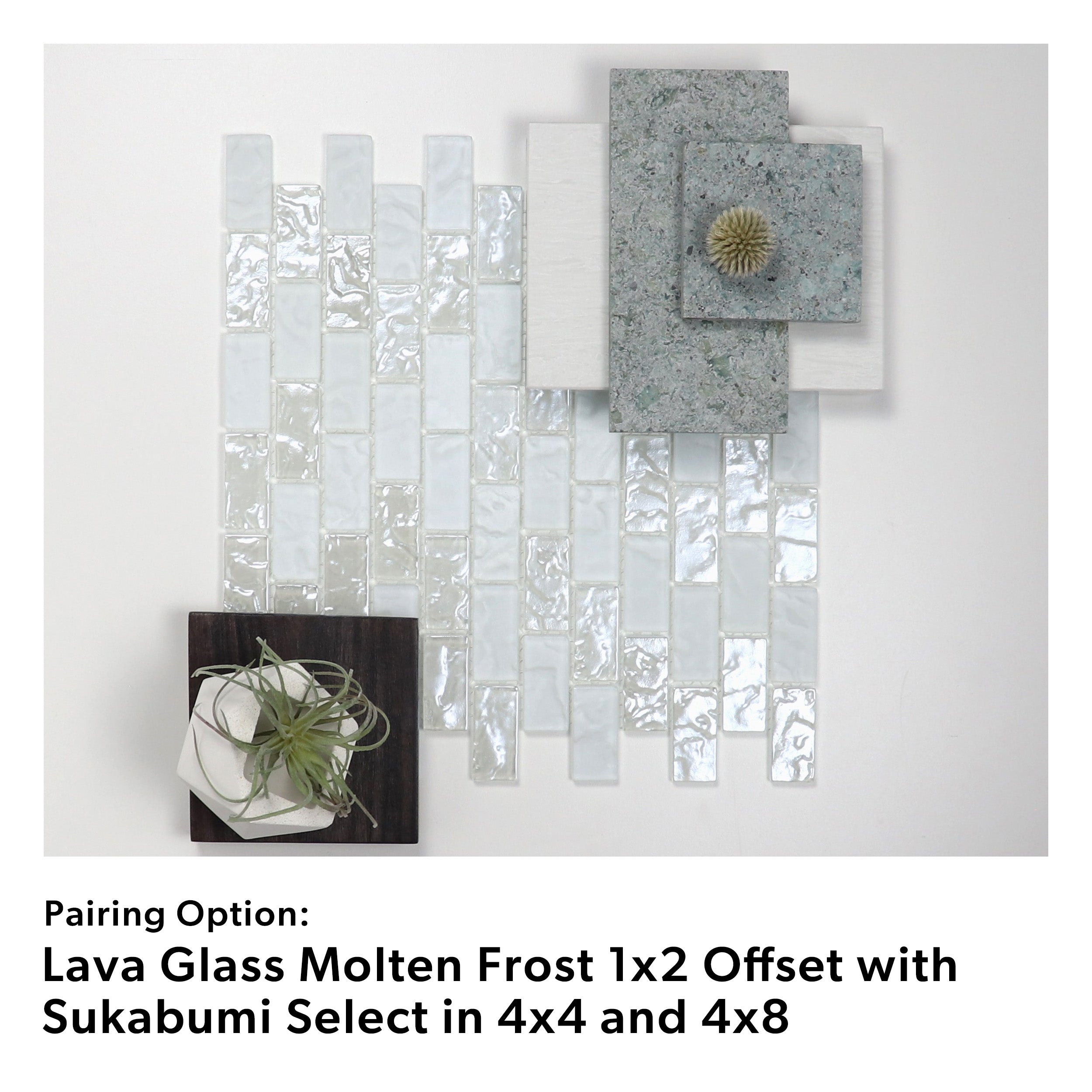 1"x 2" Offset Molten Frost Lava