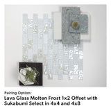 1"x 2" Offset Molten Frost Lava