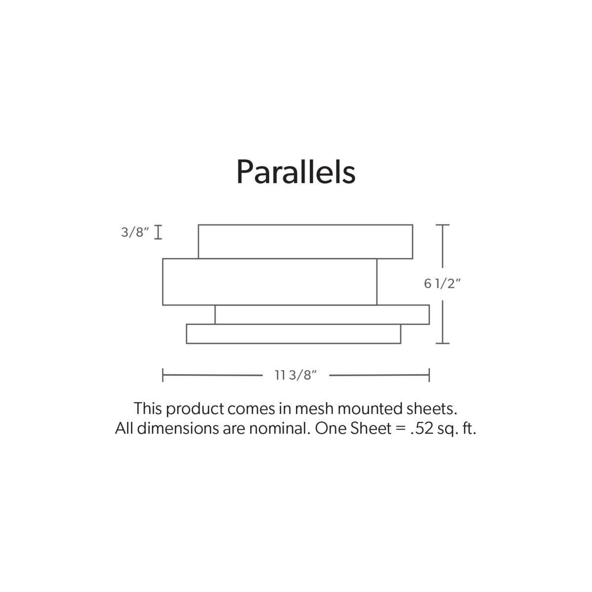 Parallels Silver Quartzite Split Face