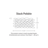 Stacked Pebble Medan Charcoal Natural