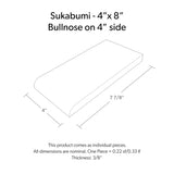 4"x8" Bullnose on 4" side Sukabumi Select