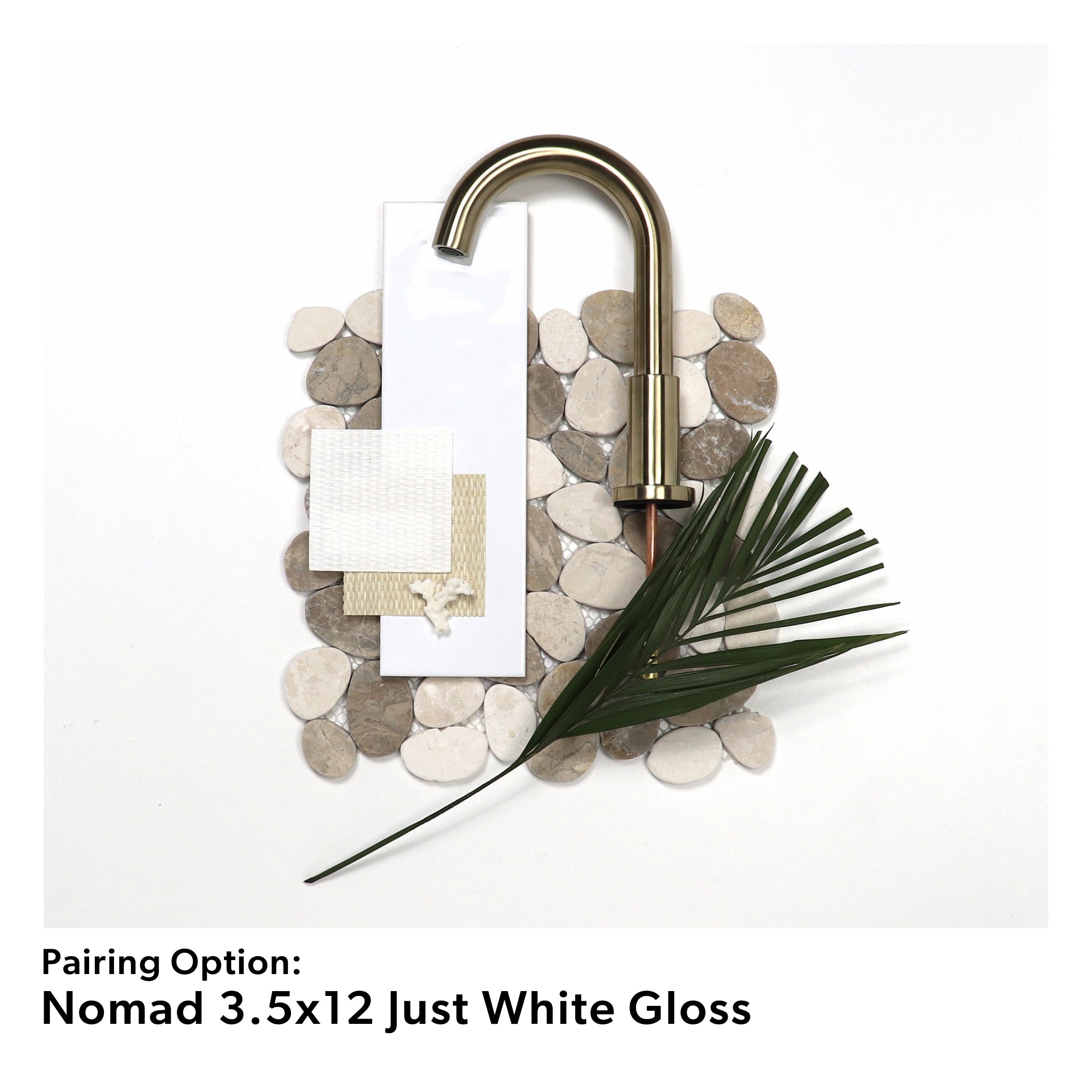 Cobbles Beige & Tan Marble Tumbled