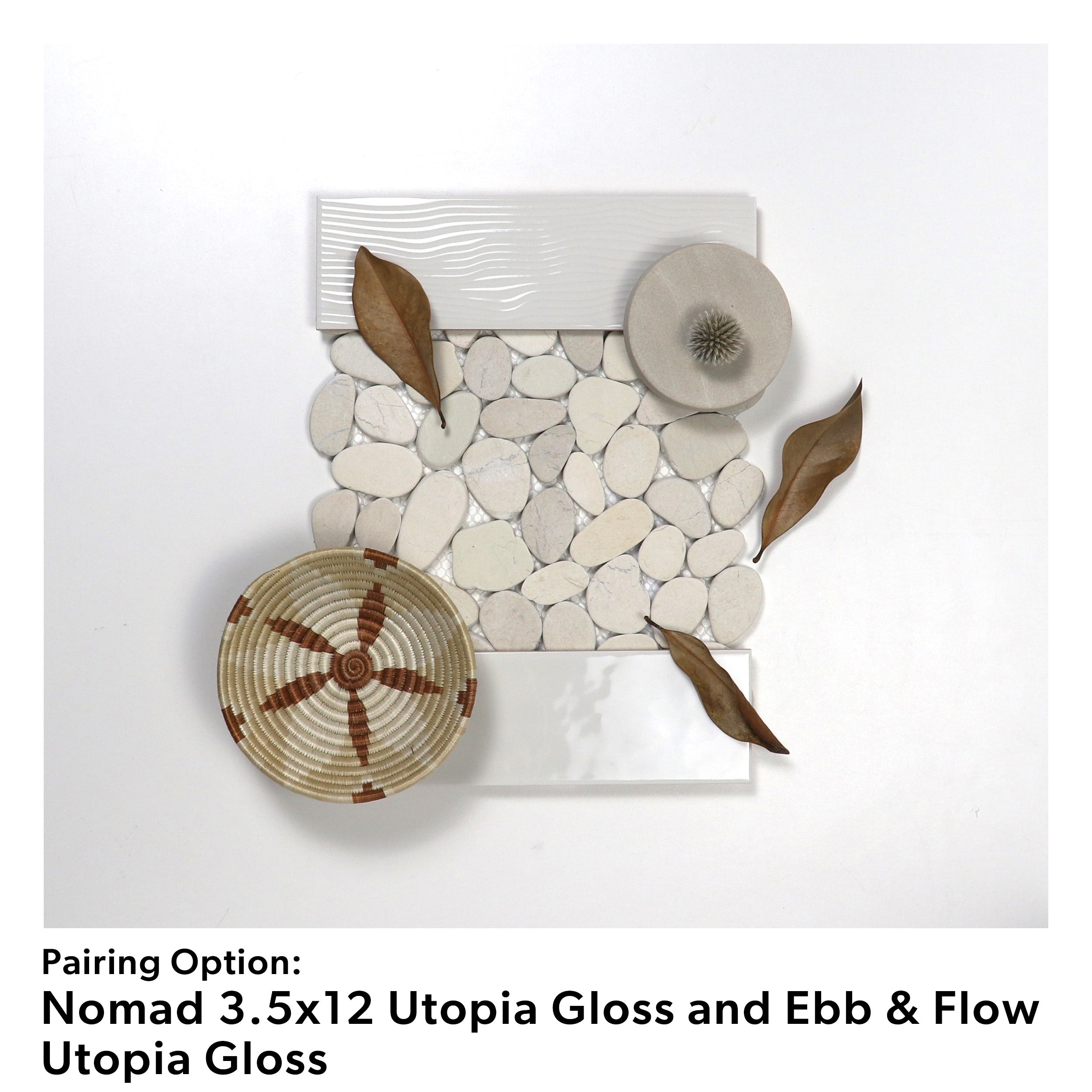 Level Pebble Antique Timor White Honed