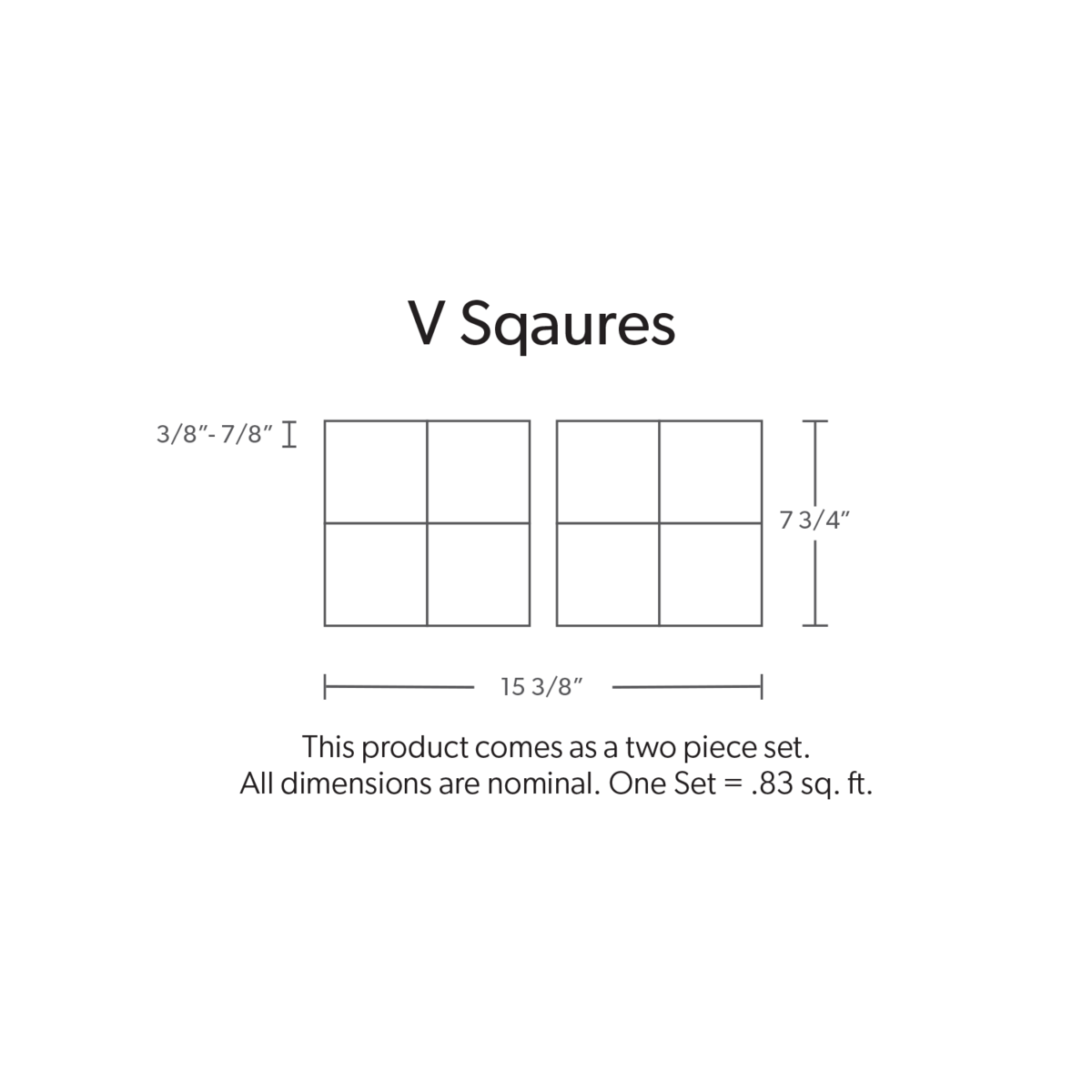 V Squares Temple Lava Honed