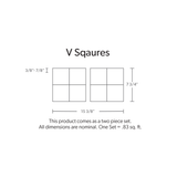 V Squares Temple Lava Honed