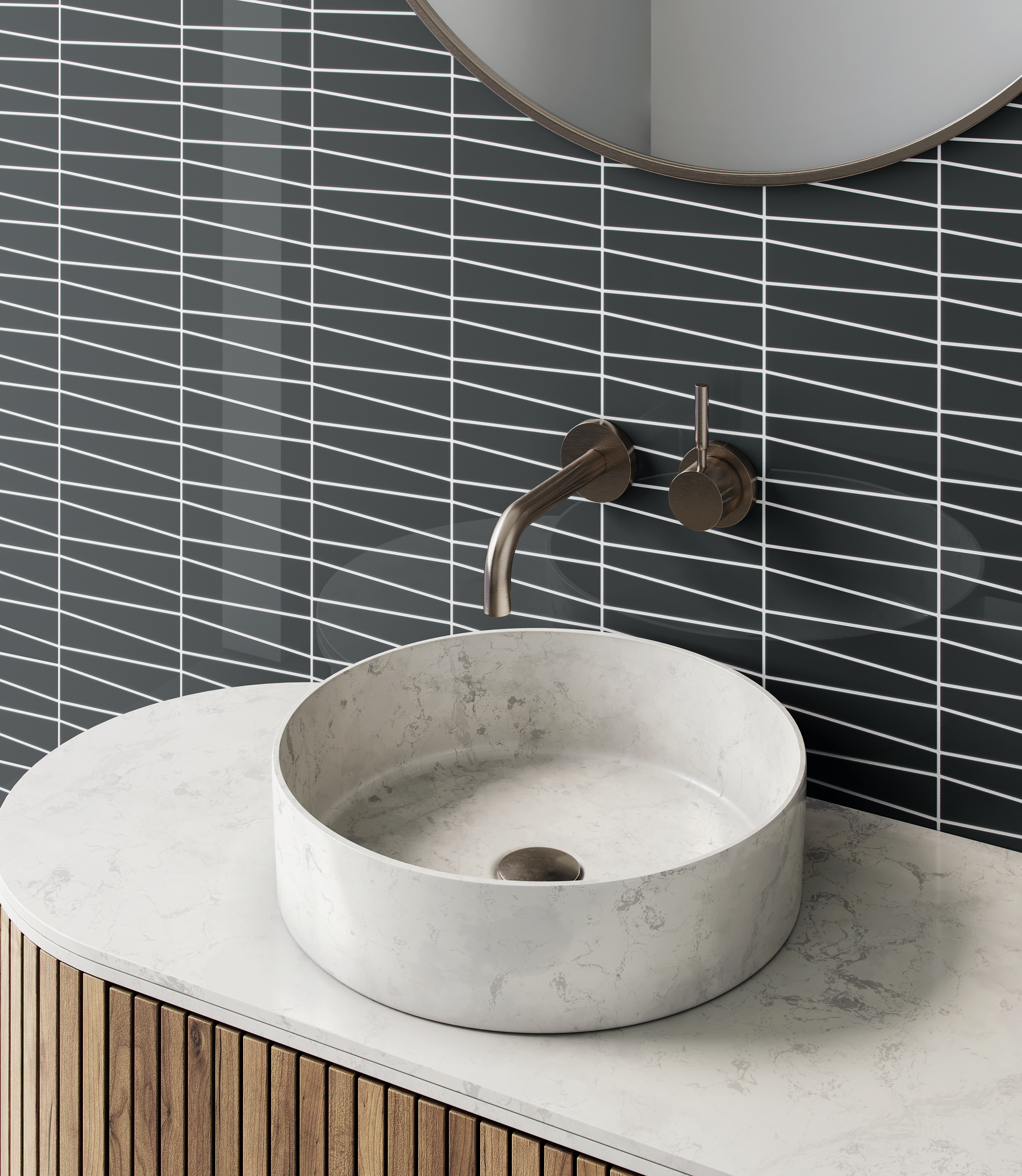 Waveline Graphite Gloss